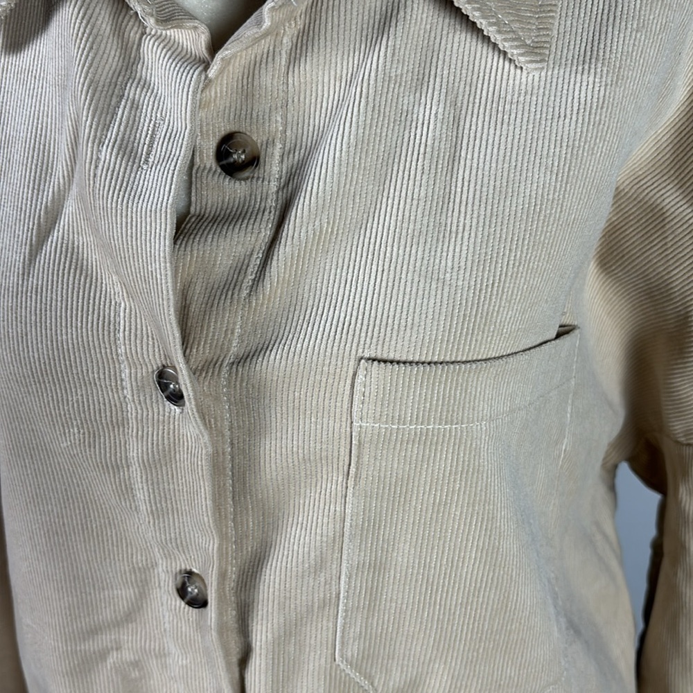 NWOT Corduroy Shacket - Picture 5 of 7
